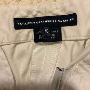 Ralph Lauren Golf Women's White Cropped Pants